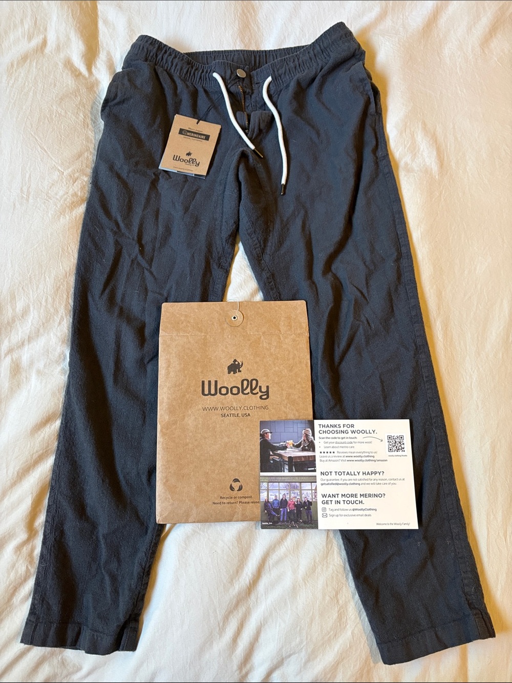 Woolly men’s jogger medium merinoAIRE